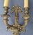 C1900 Antique French Louis XVI Gold Bronze Ribbon, Tassel, Fruit Detailed Wall Sconces Set of 4 For Sale - Image 4 of 18