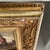 Textile 19th Century Scenic Oil on Canvas in Ornate Distressed Gold Gilt Frame - Signed For Sale - Image 7 of 12