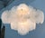 Cream Italian Murano Glass and Nickel Chandelier by Carlo Nason for Mazzega, 1970s For Sale - Image 8 of 17