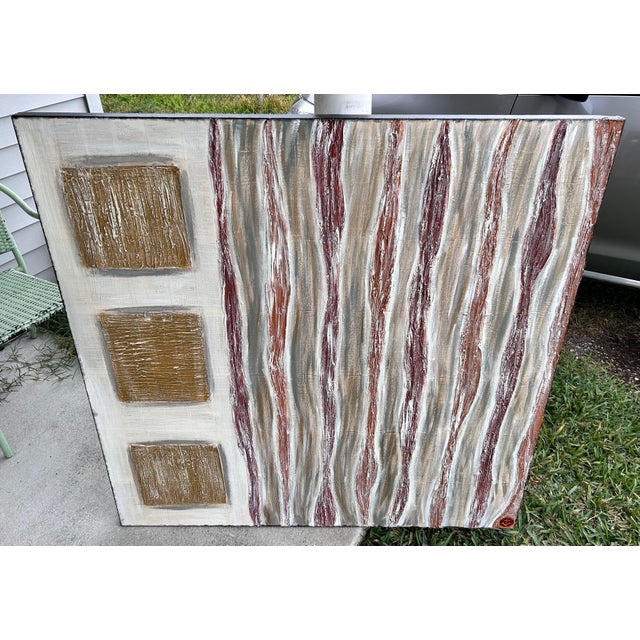 Up for sale is a Maylia G. Trahan - “I Am- Creator” Contemporary Style Framed Acrylic Painting on Canvas (Louisiana)...