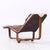 Mid 20th Century Ingmar Relling for Westnofa Mid Century Reversible Leather and Wool Bentwood Chaise For Sale - Image 5 of 11