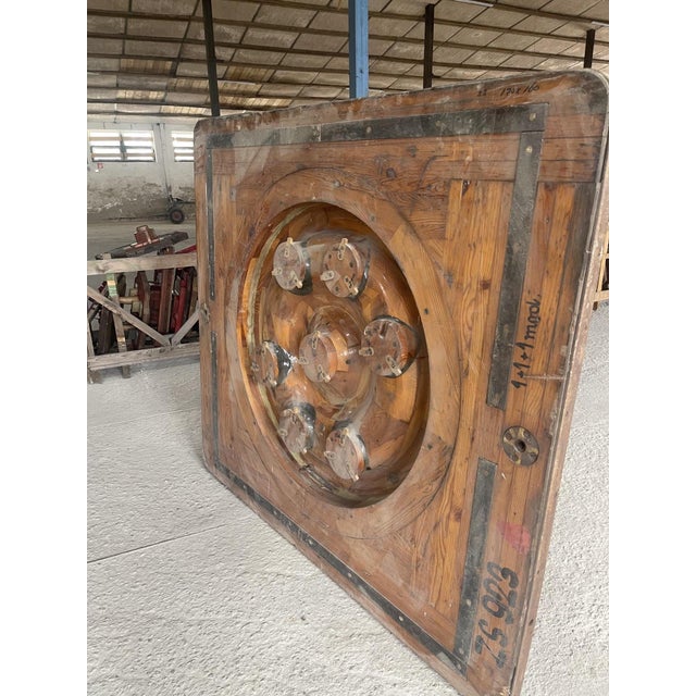 1920s Vintage Wooden Train Mold , Slovakia, 1930 For Sale - Image 5 of 8