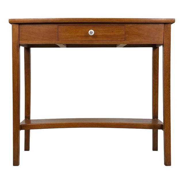 Mid-20th Century Beech Side Table For Sale