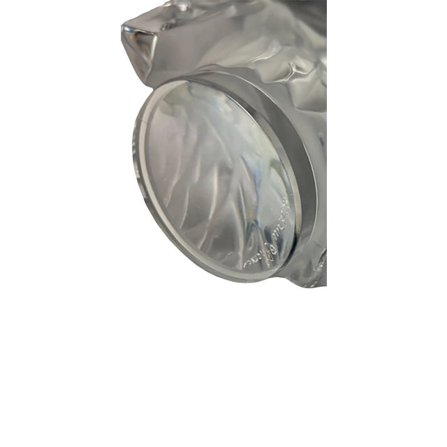 1920s Lalique Tete De Coq Rooster Hood Ornament For Sale - Image 5 of 7