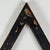 Vintage Architectural Salvage Wood Triangular Honeycomb Decorative Window Frame For Sale - Image 4 of 9