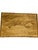 Brown Vintage English Style Campaign Folding Tray Tables, Pair – Brass Gallery Tray on Folding Wooden Stands For Sale - Image 8 of 18