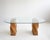 Mid-Century Modern Glass and Bamboo Desk attributed to John and Elinor McGuire, USA, 1980s For Sale - Image 3 of 8