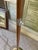 Vintage 1960s Midcentury 3-Light Floor Lamp Attributed to Gerald Thurston for Lightolier ~ Silver and Brown Floor Lamp With 3-Way Switch For Sale - Image 9 of 14