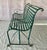 Hannecke Company Green Iron Garden Bench For Sale In Tampa - Image 6 of 9