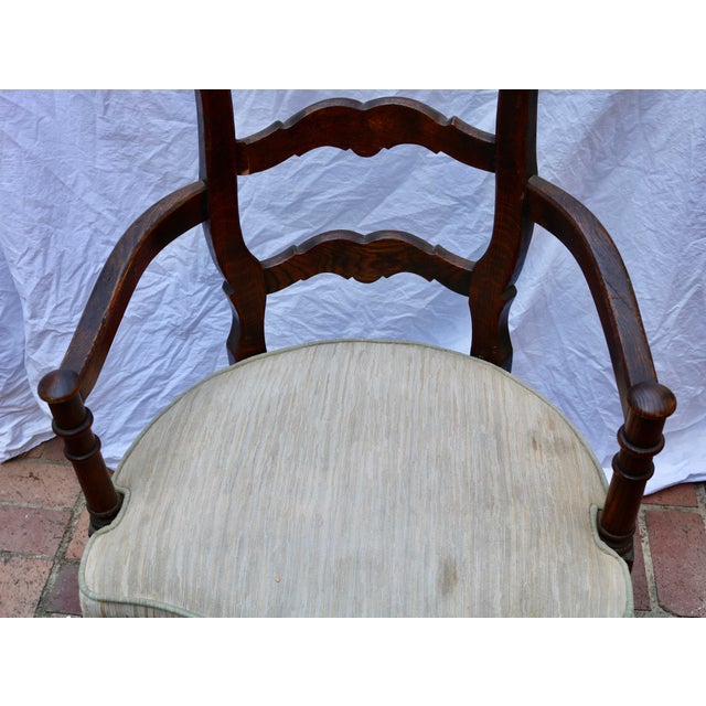 Century Furniture Vintage Baroque French Oak Chairs Made by Century Furniture Co - Set of 5 For Sale - Image 4 of 7