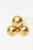 1990s Chanel Gold Plated 3 Logo CC Cluster Ball Sphere Clip on Earrings , 1990's For Sale - Image 5 of 11