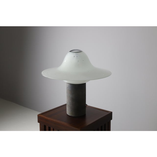 Large Scavo Table Lamp by Alfredo Barbini, 1970 For Sale - Image 4 of 12