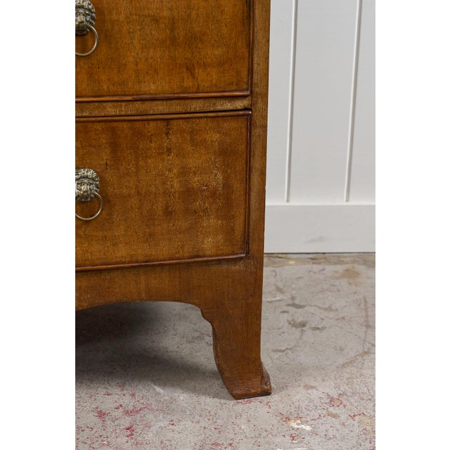 19th Century Mahogany Chest With Lion Head Pulls For Sale - Image 9 of 14