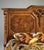 Rustic Italian Walnut Burl King Bed With Hand-Carved Details For Sale - Image 3 of 3