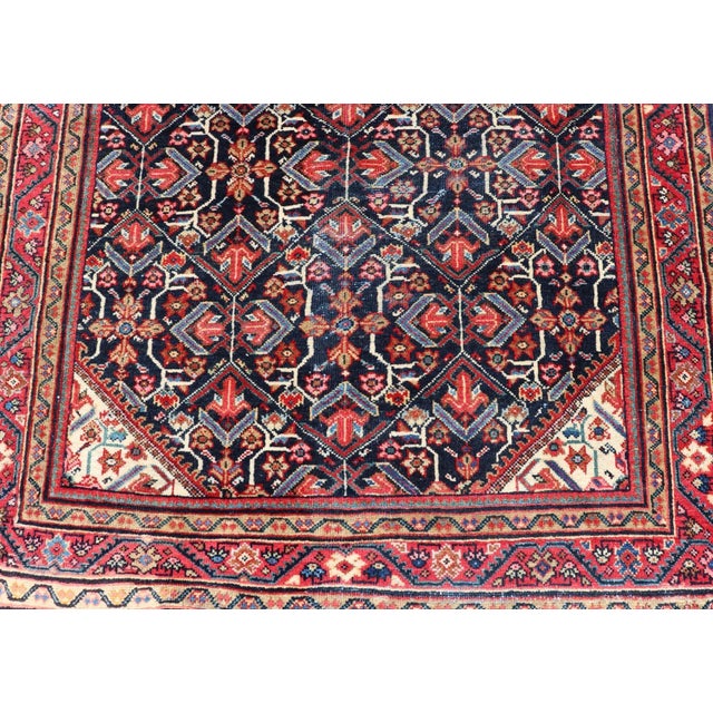 Antique Persian Sultanabad Rug With Vibrant Floral Motifs 4'9 X 6'10 For Sale - Image 4 of 12