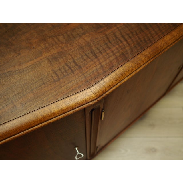 Brown Danish Walnut Sideboard, Denmark, 1960s For Sale - Image 8 of 17