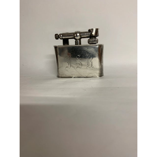 Vintage Mid-Century Sterling Silver Table Lighter For Sale - Image 11 of 11