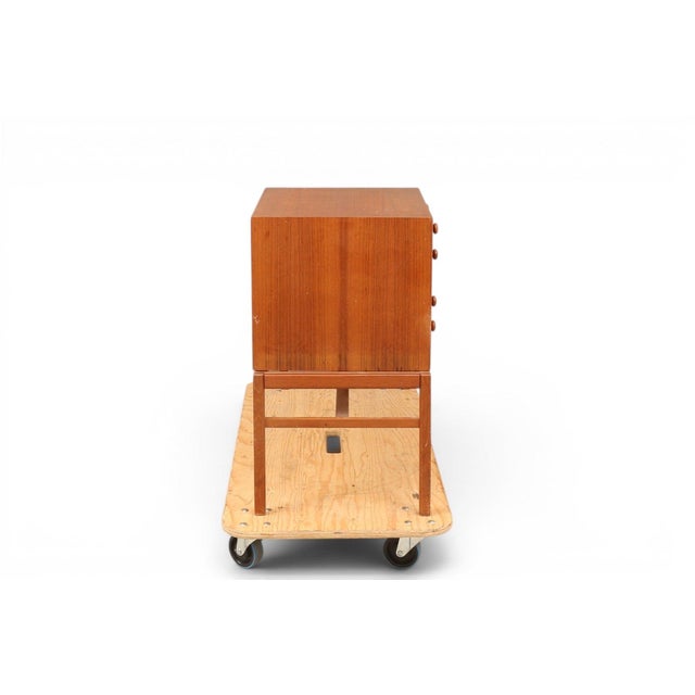 Mid 20th Century Mid 20th Century "Casino" Telephone Bench in Teak by Sven Engström + Gunnar Myrstrand For Sale - Image 5 of 6