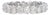 2.6Ct Lab Grown Diamond Band in Solid 14k Gold - Gift for Her, Fine Jewelry, Size 6.75 For Sale