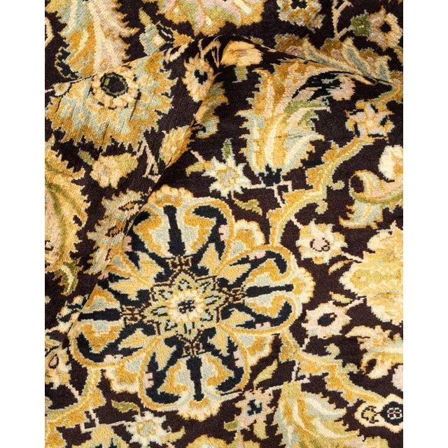 Textile Mogul, One-of-a-Kind Hand-Knotted Area Rug in Brown, 6' 1" x 9' 0" For Sale - Image 7 of 8