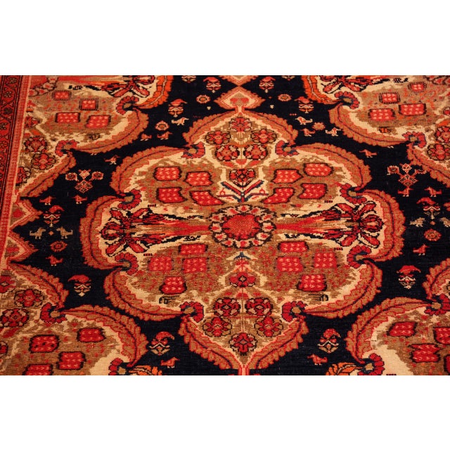 Nazmiyal Collection Antique Persian Malayer Style Rug For Sale - Image 4 of 8