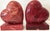 Italian Red Alabaster Bookends - A Pair For Sale - Image 4 of 6
