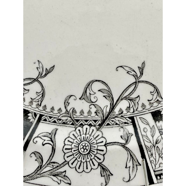English Vintage Transfer-Ware Platter For Sale - Image 3 of 3
