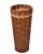Mediterranean 1990 Natural Hand Woven Fibers Cane Bamboo Wood Umbrella Stand Floor Vase For Sale - Image 3 of 12
