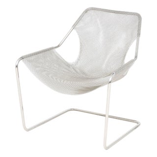 Objekto Paulistano Mesh Stainless Steel Armchair For Sale