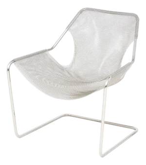 Objekto Paulistano Mesh Stainless Steel Armchair