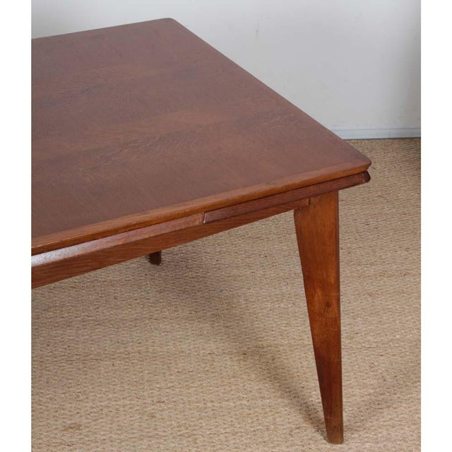 Extendable Rectangular Dining Table, 1950s For Sale - Image 9 of 11