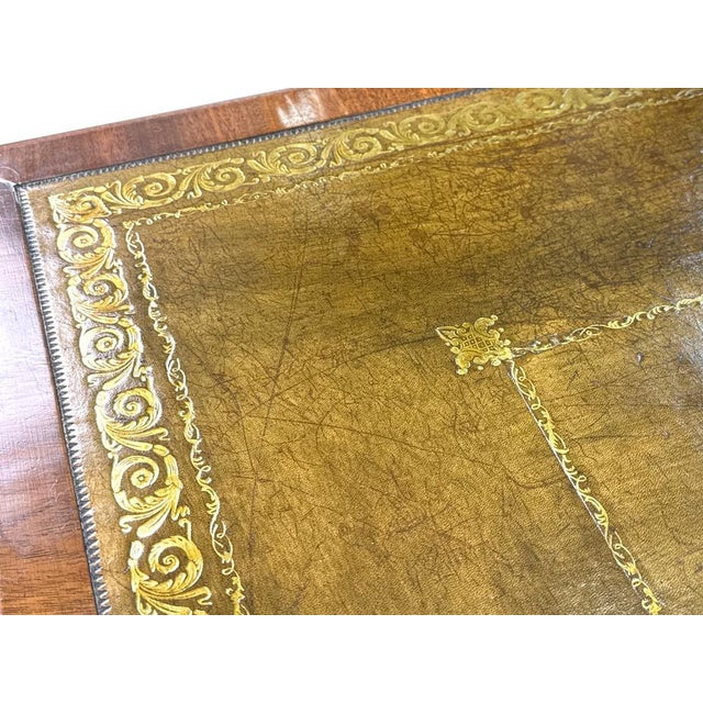 Large Regency Mahogany Partners Writing Table, 1825 For Sale - Image 16 of 18