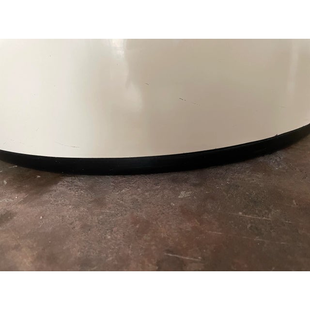 Pair of 1970s 70s Space Age Fiberglass Round Drum Side Tables Coffee Table a Pair For Sale In Chicago - Image 6 of 11
