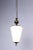 Mid Century Italian Opaline Pendant Lamp For Sale - Image 6 of 7