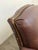 Leather Chair With Matching Ottoman For Sale - Image 4 of 11