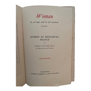 Book Depicting Women of Medieval France Vol 5 by Pierce Butler