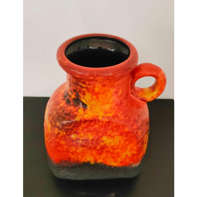Mid-Century Modern Fat Lava Vase from Carstens Tönnieshof, West Germany For Sale - Image 3 of 8
