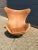 Orange Fritz Hansen Egg Chair 07-'63 Cognac Camel Vintage Leather For Sale - Image 8 of 17