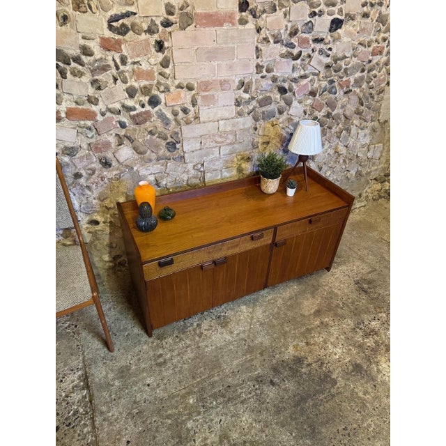 Mid-Century Modern Vintage Brutalist Teak Sideboard from Meredew, 1960s For Sale - Image 3 of 18
