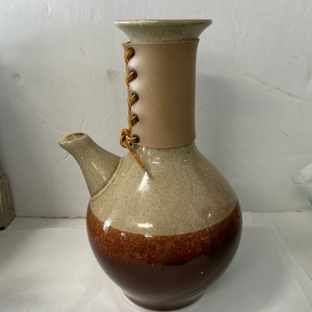 Gordon & Jane Martz 1970s Gordon and Jane Martz Stoneware Carafe For Sale - Image 4 of 7