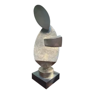 1990s Moderne Cubist John Roper Sculpture
