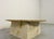 Italian Geometric Travertine Coffee Table, 1970s For Sale - Image 6 of 10