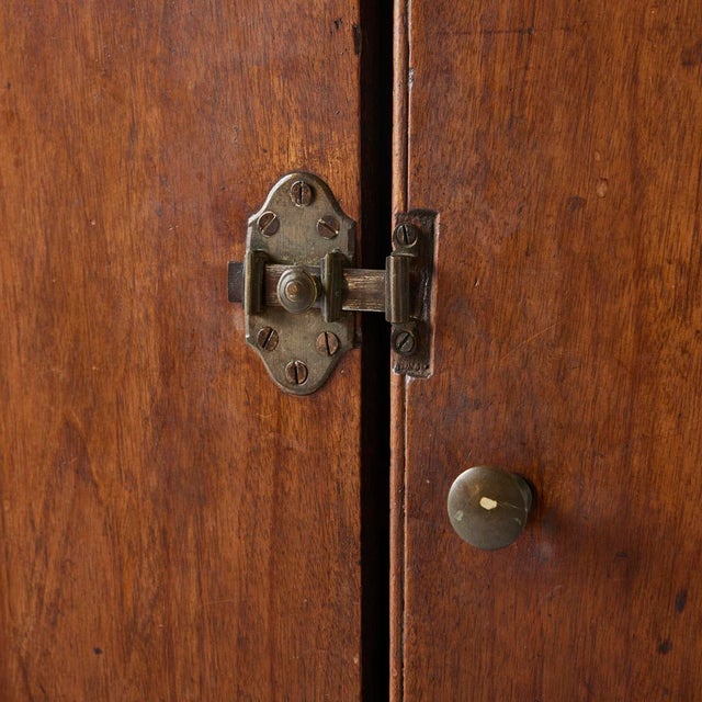 Brown Antique French Walnut Cabinet, 19th Century For Sale - Image 8 of 11