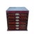 Antique Gütermann Thread Cabinet in Wood, 1890s, in Good conditions. Designed 1890 to 1919