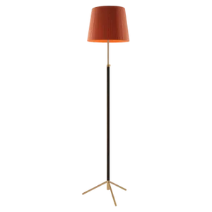 Terracotta and Brass Hall Pie G3 Floor Lamp by Jaume Sans