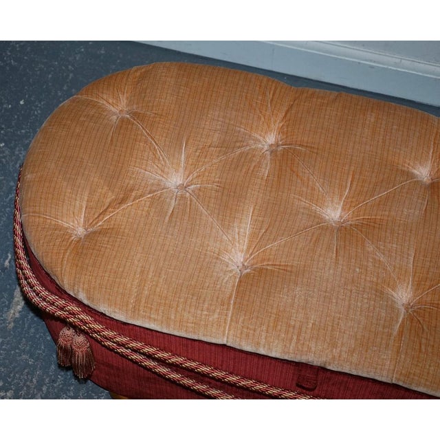Antique Victorian Fabric Ottoman For Sale - Image 14 of 18