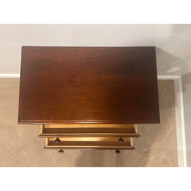 English Ethan Allen British Classics Caymen Night Table For Sale - Image 3 of 12