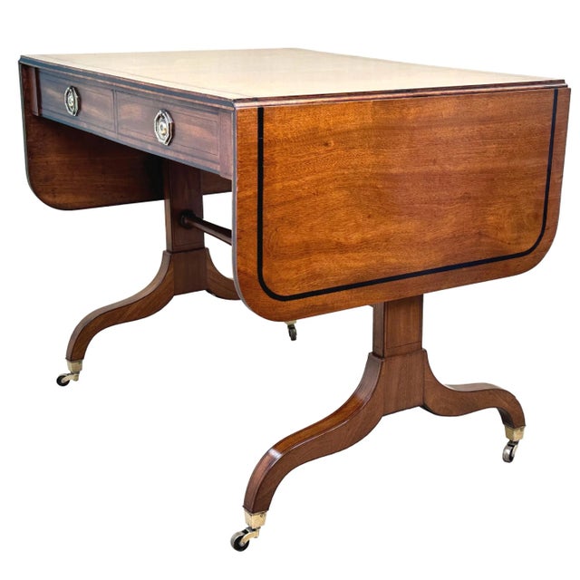 Early 19th Century 19th Century Regency Mahogany Sofa Table, 1810s For Sale - Image 5 of 13