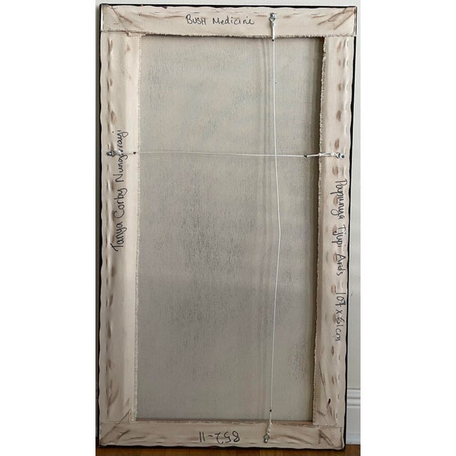 Authentic Aboriginal Art Purchased in Adelaide, Sa, Australia in 2012 "Nungarayi Bush Medicine" by Tanya Corby Nungari For Sale In New Orleans - Image 6 of 9