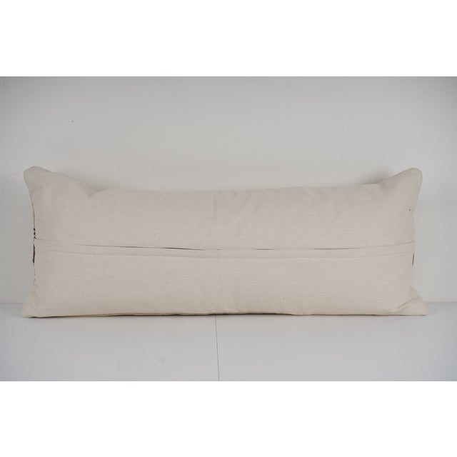 1960s Turkish Hemp Kilim Pillow Cover For Sale - Image 5 of 5